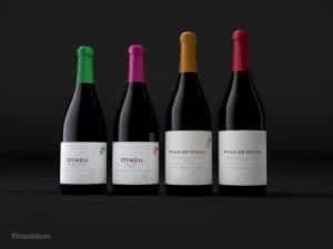 diseño packaging etiqueta vino para bodega otazu