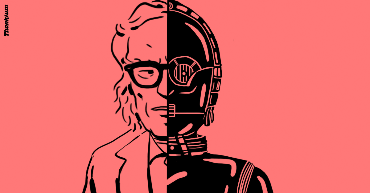 Ilustración Thankium robotización Isaac Asimov